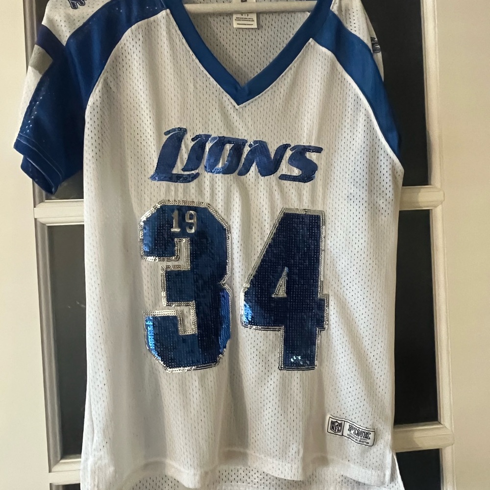 PINK Victoria's Secret White NFL Collection Jersey